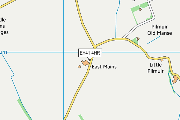 EH41 4HR map - OS VectorMap District (Ordnance Survey) EH41 4HR map - OS VectorMap District (Ordnance Survey)
