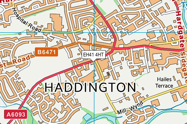EH41 4HT map - OS VectorMap District (Ordnance Survey) EH41 4HT map - OS VectorMap District (Ordnance Survey)
