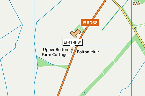 EH41 4HW map - OS VectorMap District (Ordnance Survey) EH41 4HW map - OS VectorMap District (Ordnance Survey)