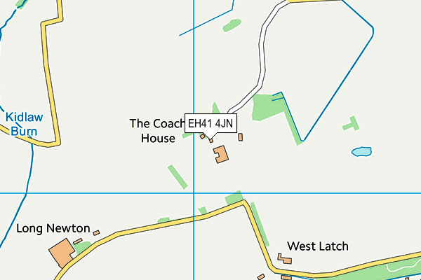 EH41 4JN map - OS VectorMap District (Ordnance Survey) EH41 4JN map - OS VectorMap District (Ordnance Survey)