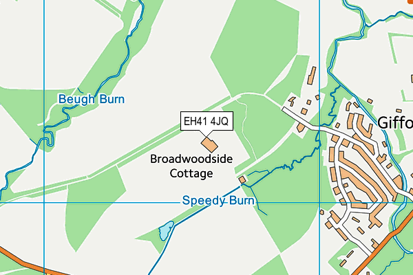 EH41 4JQ map - OS VectorMap District (Ordnance Survey) EH41 4JQ map - OS VectorMap District (Ordnance Survey)