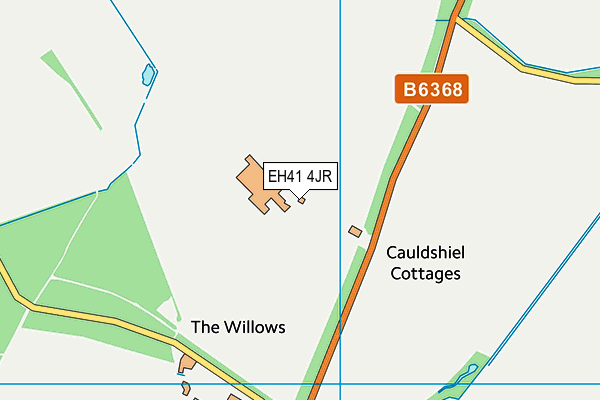 EH41 4JR map - OS VectorMap District (Ordnance Survey) EH41 4JR map - OS VectorMap District (Ordnance Survey)