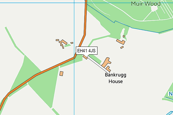EH41 4JS map - OS VectorMap District (Ordnance Survey) EH41 4JS map - OS VectorMap District (Ordnance Survey)