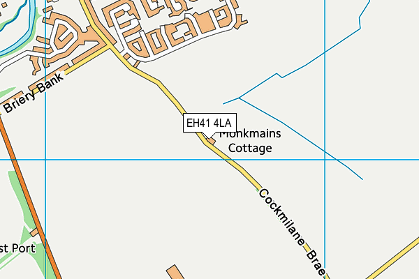 EH41 4LA map - OS VectorMap District (Ordnance Survey) EH41 4LA map - OS VectorMap District (Ordnance Survey)