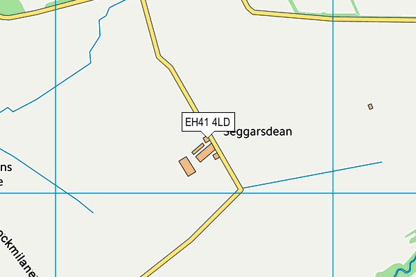 EH41 4LD map - OS VectorMap District (Ordnance Survey) EH41 4LD map - OS VectorMap District (Ordnance Survey)