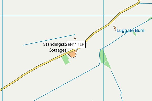 EH41 4LF map - OS VectorMap District (Ordnance Survey) EH41 4LF map - OS VectorMap District (Ordnance Survey)