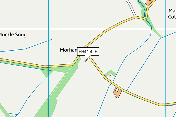 EH41 4LH map - OS VectorMap District (Ordnance Survey) EH41 4LH map - OS VectorMap District (Ordnance Survey)