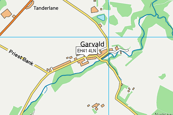 EH41 4LN map - OS VectorMap District (Ordnance Survey) EH41 4LN map - OS VectorMap District (Ordnance Survey)