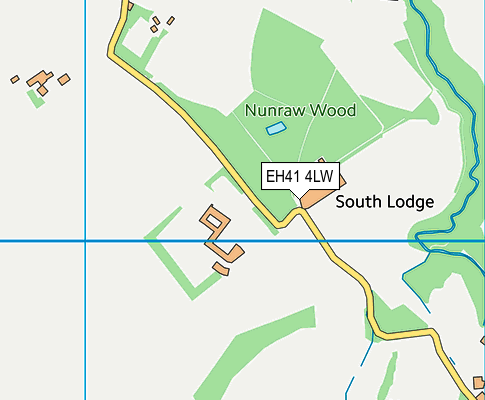 EH41 4LW map - OS VectorMap District (Ordnance Survey) EH41 4LW map - OS VectorMap District (Ordnance Survey)