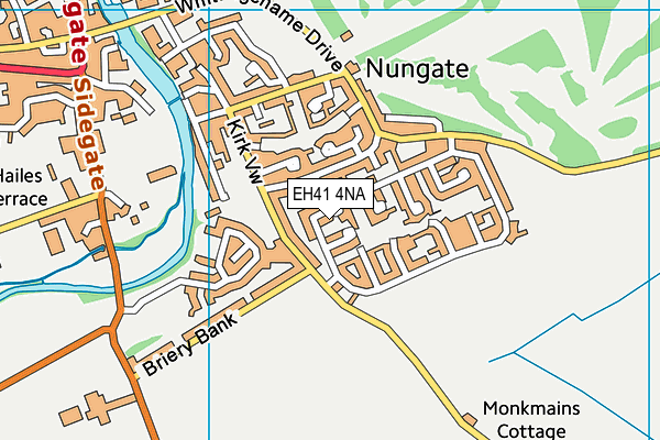 EH41 4NA map - OS VectorMap District (Ordnance Survey) EH41 4NA map - OS VectorMap District (Ordnance Survey)