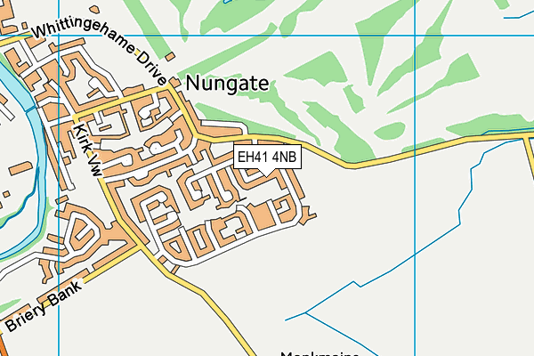 EH41 4NB map - OS VectorMap District (Ordnance Survey) EH41 4NB map - OS VectorMap District (Ordnance Survey)