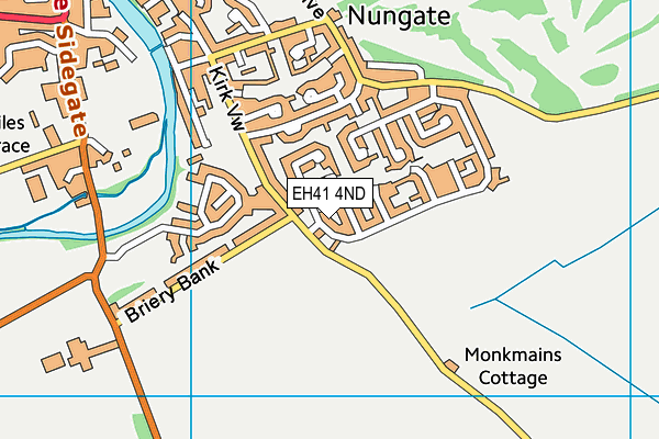 EH41 4ND map - OS VectorMap District (Ordnance Survey) EH41 4ND map - OS VectorMap District (Ordnance Survey)