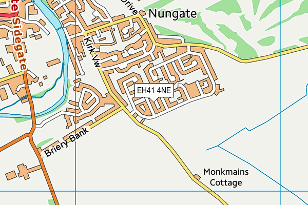 EH41 4NE map - OS VectorMap District (Ordnance Survey) EH41 4NE map - OS VectorMap District (Ordnance Survey)