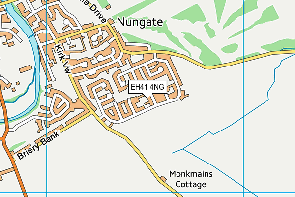 EH41 4NG map - OS VectorMap District (Ordnance Survey) EH41 4NG map - OS VectorMap District (Ordnance Survey)