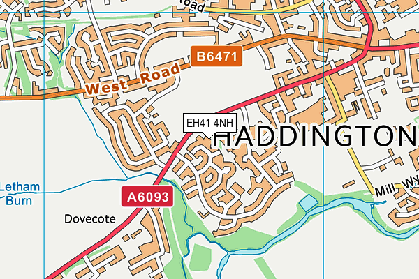 EH41 4NH map - OS VectorMap District (Ordnance Survey) EH41 4NH map - OS VectorMap District (Ordnance Survey)
