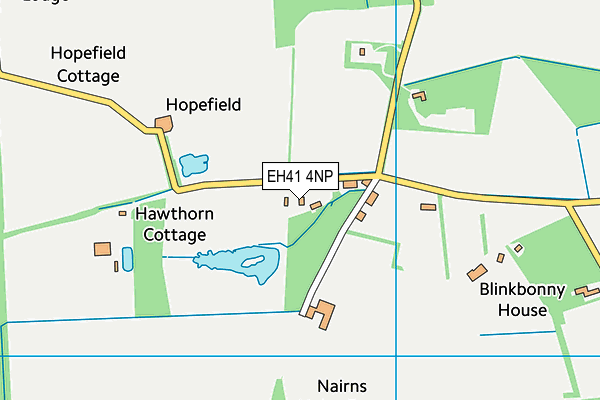 EH41 4NP map - OS VectorMap District (Ordnance Survey) EH41 4NP map - OS VectorMap District (Ordnance Survey)