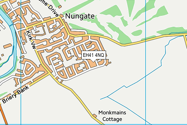 EH41 4NQ map - OS VectorMap District (Ordnance Survey) EH41 4NQ map - OS VectorMap District (Ordnance Survey)