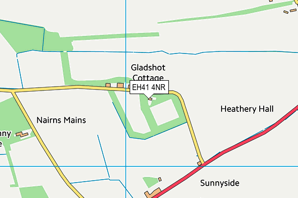 EH41 4NR map - OS VectorMap District (Ordnance Survey) EH41 4NR map - OS VectorMap District (Ordnance Survey)