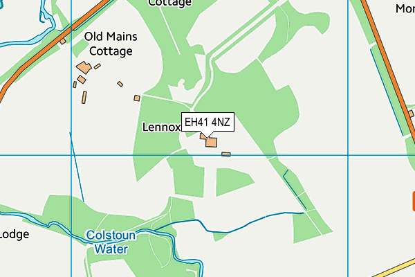 EH41 4NZ map - OS VectorMap District (Ordnance Survey) EH41 4NZ map - OS VectorMap District (Ordnance Survey)