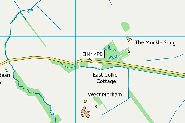 EH41 4PD map - OS VectorMap District (Ordnance Survey) EH41 4PD map - OS VectorMap District (Ordnance Survey)
