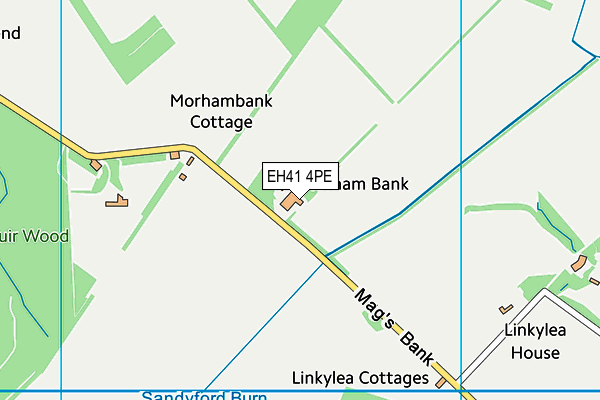 EH41 4PE map - OS VectorMap District (Ordnance Survey) EH41 4PE map - OS VectorMap District (Ordnance Survey)