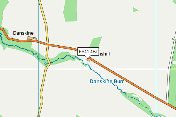 EH41 4PJ map - OS VectorMap District (Ordnance Survey) EH41 4PJ map - OS VectorMap District (Ordnance Survey)