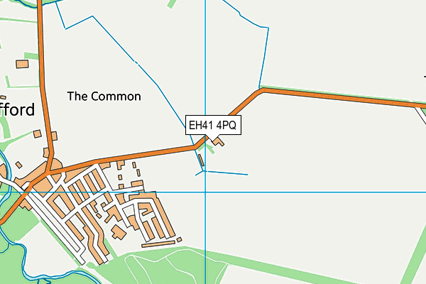 EH41 4PQ map - OS VectorMap District (Ordnance Survey)