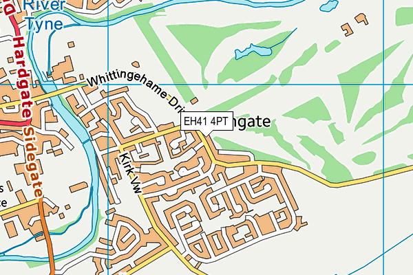 EH41 4PT map - OS VectorMap District (Ordnance Survey) EH41 4PT map - OS VectorMap District (Ordnance Survey)