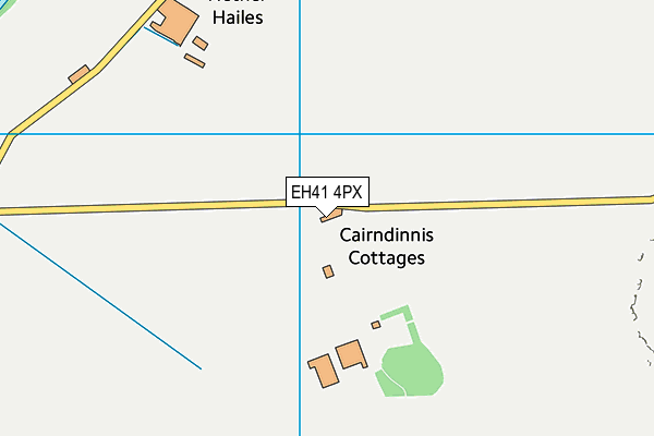 EH41 4PX map - OS VectorMap District (Ordnance Survey) EH41 4PX map - OS VectorMap District (Ordnance Survey)