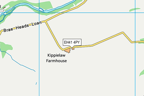 EH41 4PY map - OS VectorMap District (Ordnance Survey) EH41 4PY map - OS VectorMap District (Ordnance Survey)