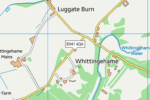 EH41 4QA map - OS VectorMap District (Ordnance Survey) EH41 4QA map - OS VectorMap District (Ordnance Survey)