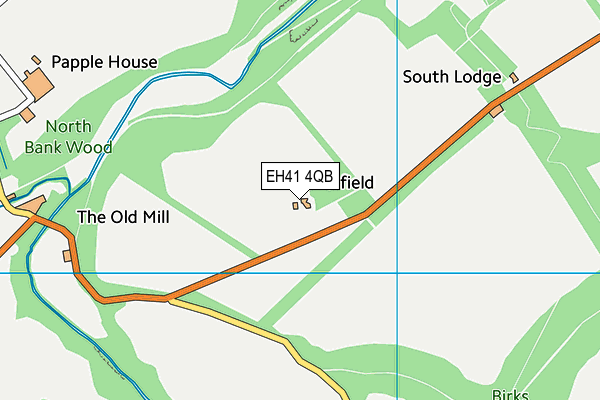 EH41 4QB map - OS VectorMap District (Ordnance Survey) EH41 4QB map - OS VectorMap District (Ordnance Survey)
