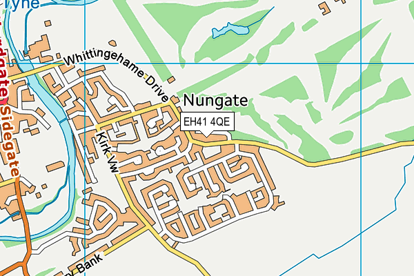 EH41 4QE map - OS VectorMap District (Ordnance Survey) EH41 4QE map - OS VectorMap District (Ordnance Survey)