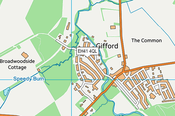 EH41 4QL map - OS VectorMap District (Ordnance Survey) EH41 4QL map - OS VectorMap District (Ordnance Survey)