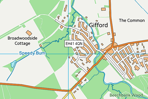 EH41 4QN map - OS VectorMap District (Ordnance Survey) EH41 4QN map - OS VectorMap District (Ordnance Survey)