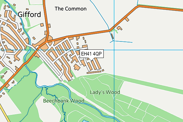 EH41 4QP map - OS VectorMap District (Ordnance Survey) EH41 4QP map - OS VectorMap District (Ordnance Survey)