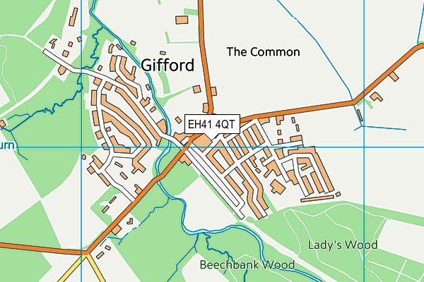 EH41 4QT map - OS VectorMap District (Ordnance Survey) EH41 4QT map - OS VectorMap District (Ordnance Survey)
