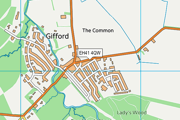 EH41 4QW map - OS VectorMap District (Ordnance Survey) EH41 4QW map - OS VectorMap District (Ordnance Survey)
