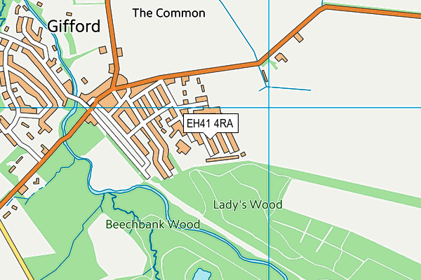 EH41 4RA map - OS VectorMap District (Ordnance Survey) EH41 4RA map - OS VectorMap District (Ordnance Survey)
