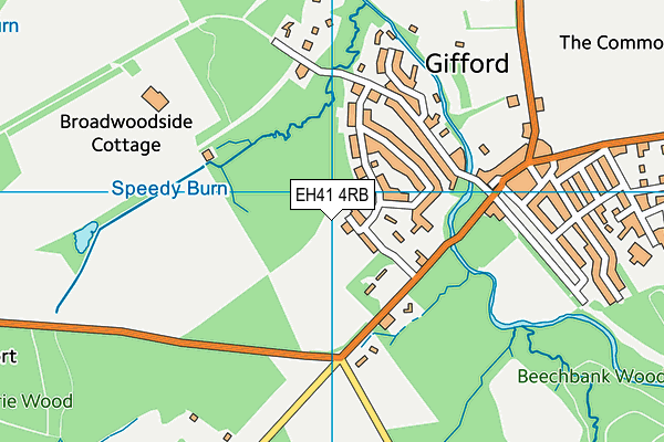 EH41 4RB map - OS VectorMap District (Ordnance Survey) EH41 4RB map - OS VectorMap District (Ordnance Survey)