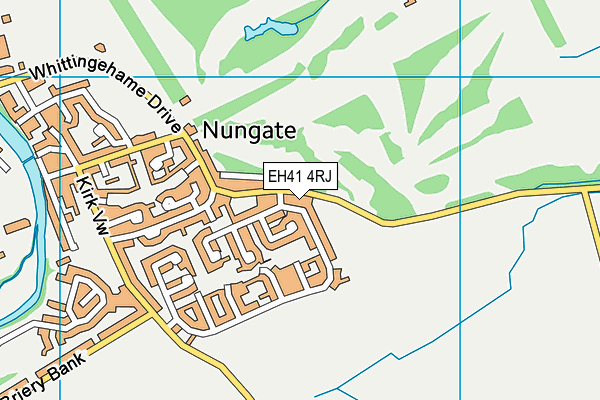 EH41 4RJ map - OS VectorMap District (Ordnance Survey) EH41 4RJ map - OS VectorMap District (Ordnance Survey)