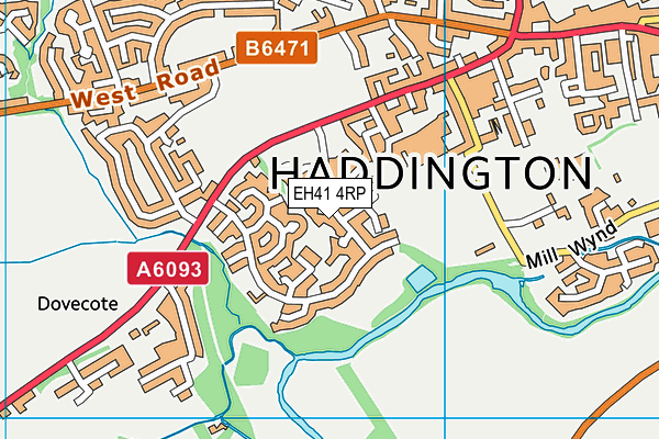 EH41 4RP map - OS VectorMap District (Ordnance Survey) EH41 4RP map - OS VectorMap District (Ordnance Survey)