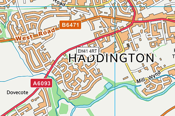 EH41 4RT map - OS VectorMap District (Ordnance Survey) EH41 4RT map - OS VectorMap District (Ordnance Survey)
