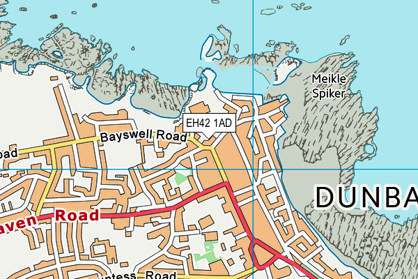 EH42 1AD map - OS VectorMap District (Ordnance Survey) EH42 1AD map - OS VectorMap District (Ordnance Survey)