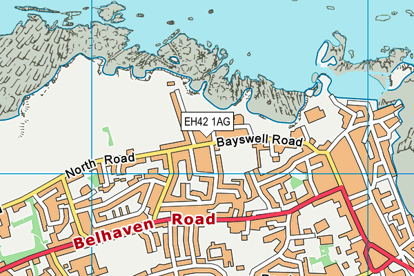 EH42 1AG map - OS VectorMap District (Ordnance Survey) EH42 1AG map - OS VectorMap District (Ordnance Survey)