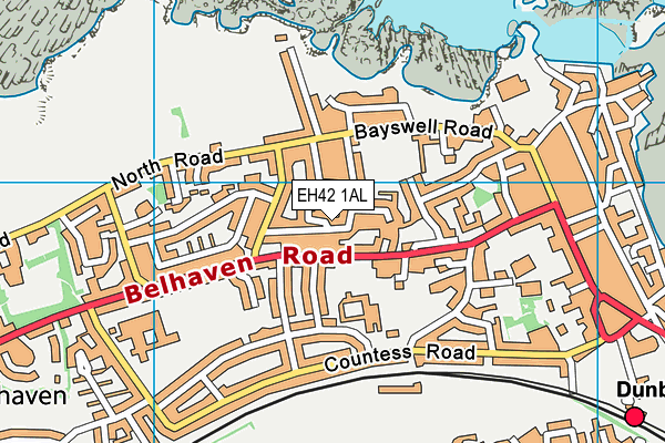EH42 1AL map - OS VectorMap District (Ordnance Survey) EH42 1AL map - OS VectorMap District (Ordnance Survey)