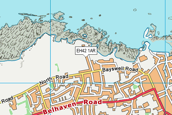 EH42 1AR map - OS VectorMap District (Ordnance Survey) EH42 1AR map - OS VectorMap District (Ordnance Survey)