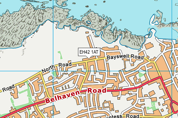 EH42 1AT map - OS VectorMap District (Ordnance Survey) EH42 1AT map - OS VectorMap District (Ordnance Survey)