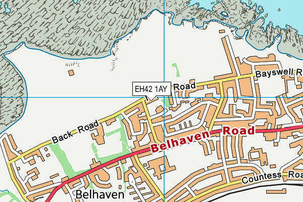 EH42 1AY map - OS VectorMap District (Ordnance Survey) EH42 1AY map - OS VectorMap District (Ordnance Survey)