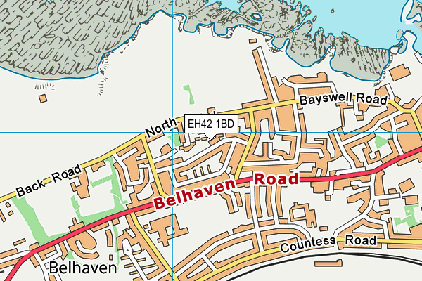 EH42 1BD map - OS VectorMap District (Ordnance Survey) EH42 1BD map - OS VectorMap District (Ordnance Survey)
